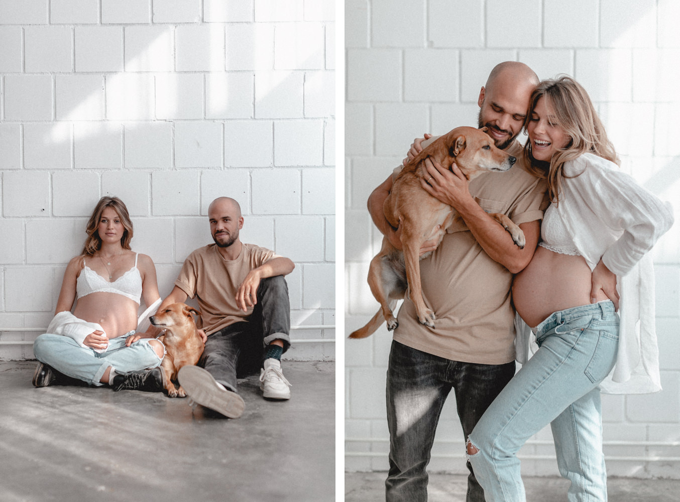 maternity-baby-belly-photographer-cologne-12 Maternity shooting in sunny loft in Düsseldorf
